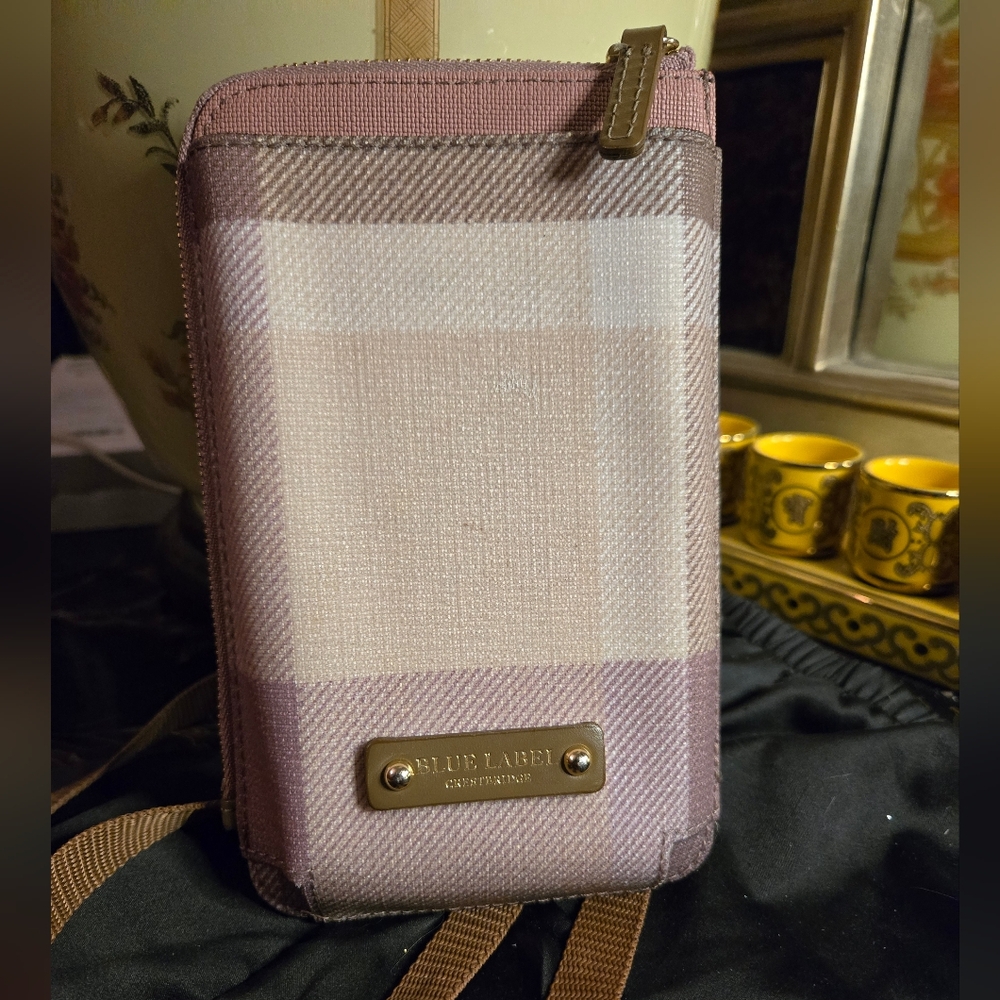 Blue Label Crestbridge Tartan Crossbody – Rare Burberry Blue Label Successor